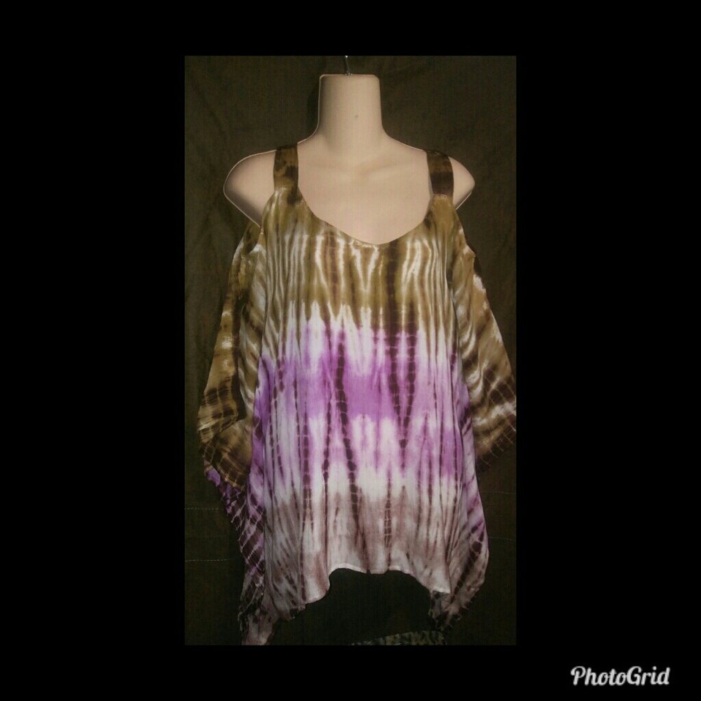 Poncho Style Blouse